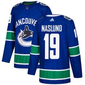 Splendid Adidas Canucks #19 Markus Naslund Blue Home Authentic Stitched NHL Jersey