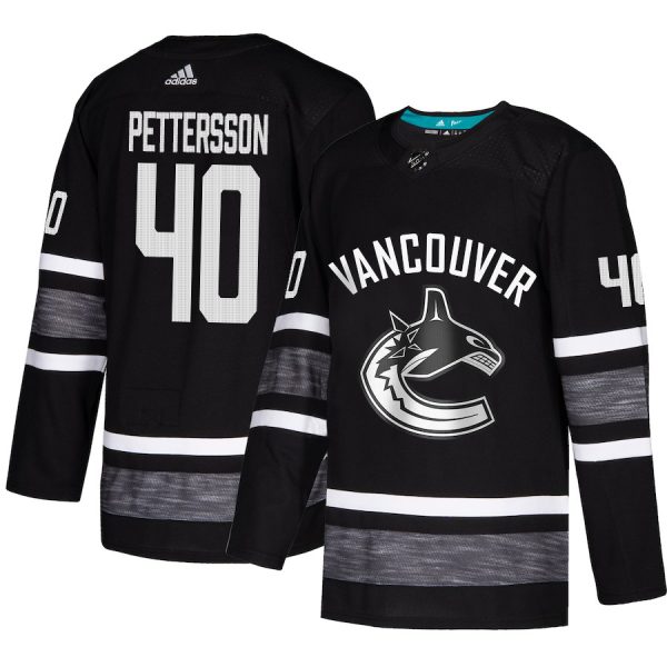 Gorgeous Adidas Canucks #40 Elias Pettersson Black Authentic 2019 All Star Youth Stitched NHL Jersey