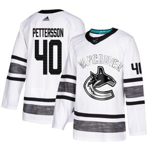 Gorgeous Adidas Canucks #40 Elias Pettersson White Authentic 2019 All Star Youth Stitched NHL Jersey
