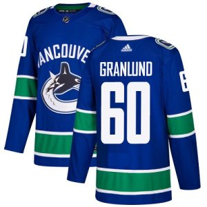 Superior Adidas Canucks #60 Markus Granlund Blue Home Authentic Stitched NHL Jersey