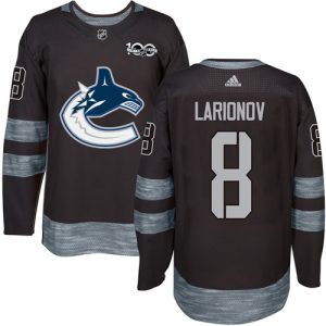 Exceptional Adidas Canucks #8 Igor Larionov Black 1917 2017 100th Anniversary Stitched NHL Jersey