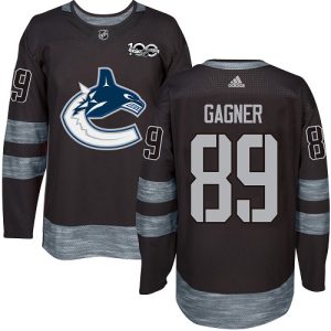 Exceptional Adidas Canucks #89 Sam Gagner Black 1917 2017 100th Anniversary Stitched NHL Jersey