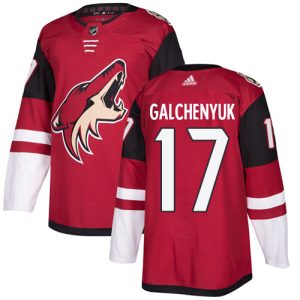 First - rate Adidas Coyotes #17 Alex Galchenyuk Maroon Home Authentic Stitched NHL Jersey