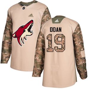 Exquisite Adidas Coyotes #19 Shane Doan Camo Authentic 2017 Veterans Day Stitched Youth NHL Jersey
