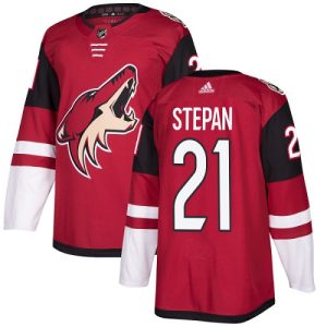 Splendid Adidas Coyotes #21 Derek Stepan Maroon Home Authentic Stitched NHL Jersey