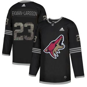 Exceptional Adidas Coyotes #23 Oliver Ekman Larsson Black Authentic Classic Stitched NHL Jersey
