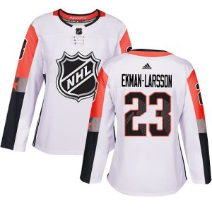 Premium Adidas Coyotes #23 Oliver Ekman Larsson White 2018 All Star Pacific Division Authentic Women's Stitched NHL Jersey