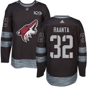 Gorgeous Adidas Coyotes #32 Antti Raanta Black 1917 2017 100th Anniversary Stitched NHL Jersey