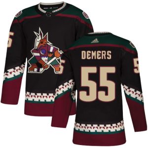 Outstanding Adidas Coyotes #55 Jason Demers Black Alternate Authentic Stitched NHL Jersey