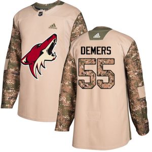 Magnificent Adidas Coyotes #55 Jason Demers Camo Authentic 2017 Veterans Day Stitched NHL Jersey