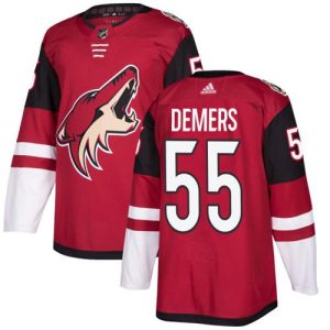 Gorgeous Adidas Coyotes #55 Jason Demers Maroon Home Authentic Stitched NHL Jersey