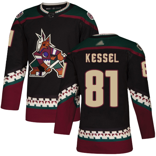 First - rate Adidas Coyotes #81 Phil Kessel Black Alternate Authentic Stitched Youth NHL Jersey