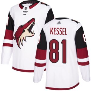 Superior Adidas Coyotes #81 Phil Kessel White Road Authentic Stitched Youth NHL Jersey