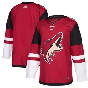 Stunning Adidas Coyotes Blank Maroon Home Authentic Stitched NHL Jersey