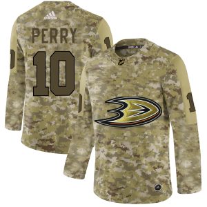 Exceptional Adidas Ducks #10 Corey Perry Camo Authentic Stitched NHL Jersey