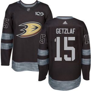 Exceptional Adidas Ducks #15 Ryan Getzlaf Black 1917 2017 100th Anniversary Stitched NHL Jersey