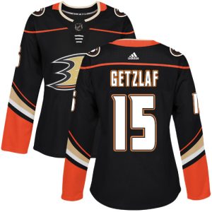 Gorgeous Adidas Ducks #15 Ryan Getzlaf Black Home Authentic Women's Stitched NHL Jersey
