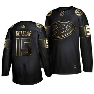 Exceptional Adidas Ducks #15 Ryan Getzlaf Men's 2019 Black Golden Edition Authentic Stitched NHL Jersey