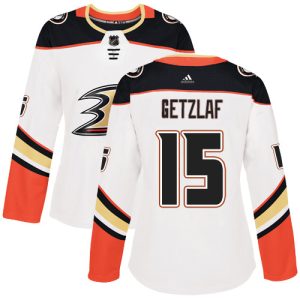 First - rate Adidas Ducks #15 Ryan Getzlaf White Road Authentic Women's Stitched NHL Jersey