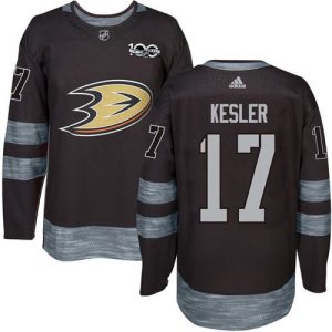 Outstanding Adidas Ducks #17 Ryan Kesler Black 1917 2017 100th Anniversary Stitched NHL Jersey