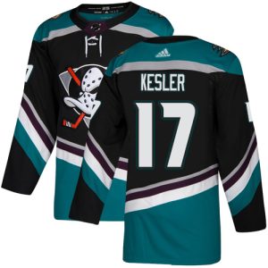 First - rate Adidas Ducks #17 Ryan Kesler Black/Teal Alternate Authentic Stitched NHL Jersey