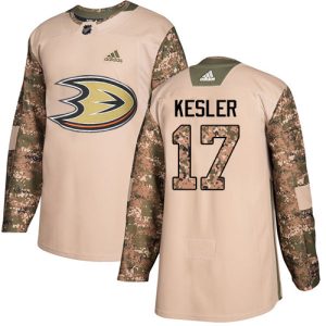 Superior Adidas Ducks #17 Ryan Kesler Camo Authentic 2017 Veterans Day Stitched NHL Jersey