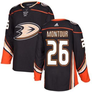 Magnificent Adidas Ducks #26 Brandon Montour Black Home Authentic Youth Stitched NHL Jersey