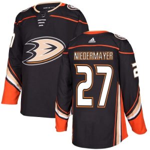 Exquisite Adidas Ducks #27 Scott Niedermayer Black Home Authentic Stitched NHL Jersey