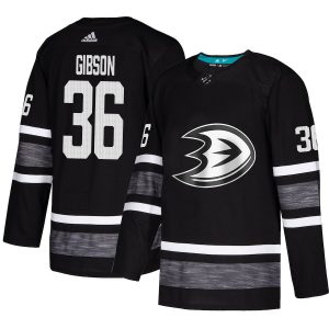 First - rate Adidas Ducks #36 John Gibson Black Authentic 2019 All Star Youth Stitched NHL Jersey