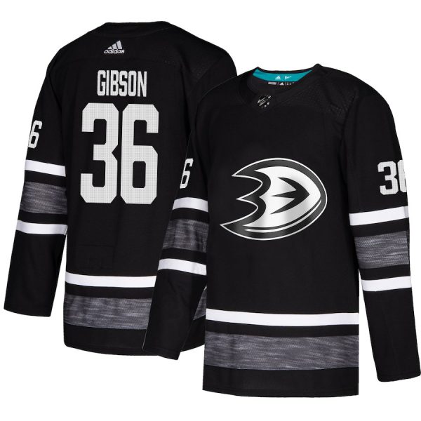 First - rate Adidas Ducks #36 John Gibson Black Authentic 2019 All Star Youth Stitched NHL Jersey