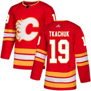 Premium Adidas Flames #19 Matthew Tkachuk Red Alternate Authentic Stitched NHL Jersey