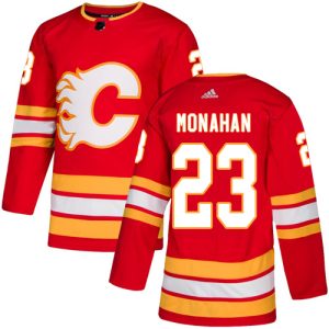 Stunning Adidas Flames #23 Sean Monahan Red Alternate Authentic Stitched NHL Jersey