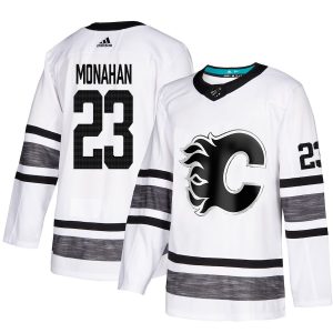 First - rate Adidas Flames #23 Sean Monahan White 2019 All Star Game Parley Authentic Stitched NHL Jersey
