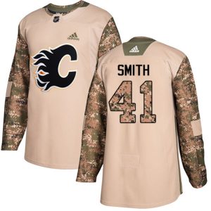 Superior Adidas Flames #41 Mike Smith Camo Authentic 2017 Veterans Day Stitched NHL Jersey