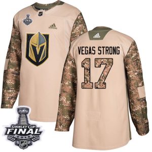 Stunning Adidas Golden Knights #17 Vegas Strong Camo Authentic 2017 Veterans Day 2018 Stanley Cup Final Stitched Youth NHL Jersey
