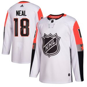 Exquisite Adidas Golden Knights #18 James Neal White 2018 All Star Pacific Division Authentic Stitched Youth NHL Jersey