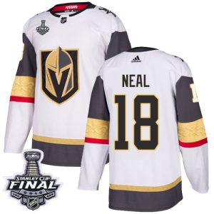 First - rate Adidas Golden Knights #18 James Neal White Road Authentic 2018 Stanley Cup Final Stitched Youth NHL Jersey