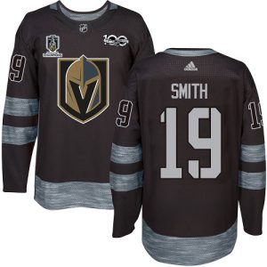 Superior Adidas Golden Knights #19 Reilly Smith Black Youth 2023 Stanley Cup Champions 100th Anniversary Stitched NHL Jersey