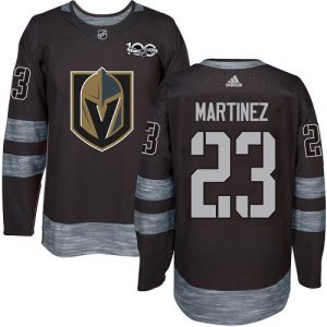 Outstanding Adidas Golden Knights #23 Alec Martinez Black 1917 2017 100th Anniversary Stitched NHL Jersey
