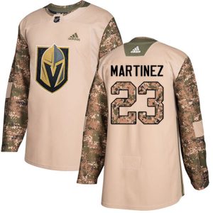 Exquisite Adidas Golden Knights #23 Alec Martinez Camo Authentic 2017 Veterans Day Stitched NHL Jersey