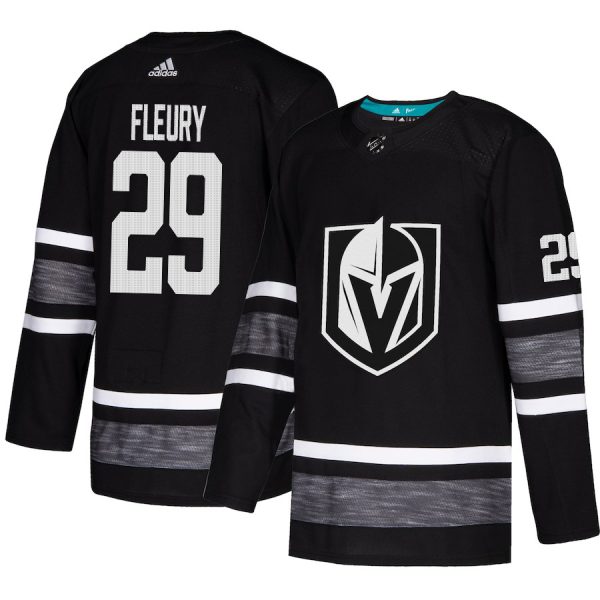Exceptional Adidas Golden Knights #29 Marc Andre Fleury Black Authentic 2019 All Star Stitched Youth NHL Jersey