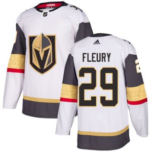 Splendid Adidas Golden Knights #29 Marc Andre Fleury White Road Authentic Stitched Youth NHL Jersey