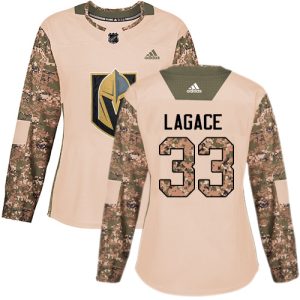 Magnificent Adidas Golden Knights #33 Maxime Lagace Camo Authentic 2017 Veterans Day Women's Stitched NHL Jersey