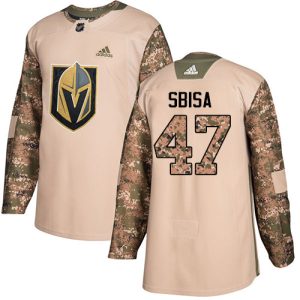 First - rate Adidas Golden Knights #47 Luca Sbisa Camo Authentic 2017 Veterans Day Stitched Youth NHL Jersey