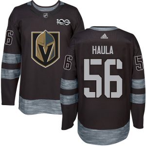 Magnificent Adidas Golden Knights #56 Erik Haula Black 1917 2017 100th Anniversary Stitched NHL Jersey