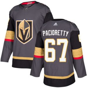 Premium Adidas Golden Knights #67 Max Pacioretty Grey Home Authentic Stitched Youth NHL Jersey