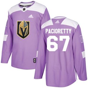 Magnificent Adidas Golden Knights #67 Max Pacioretty Purple Authentic Fights Cancer Stitched Youth NHL Jersey