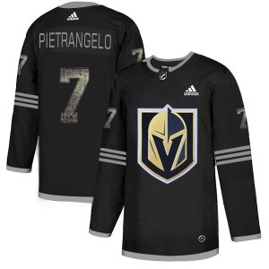 Superior Adidas Golden Knights #7 Alex Pietrangelo Black Authentic Classic Stitched Youth NHL Jersey