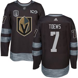 First - rate Adidas Golden Knights #7 Alex Pietrangelo Black Youth 2023 Stanley Cup Final Patch 100th Anniversary Stitched NHL Jersey