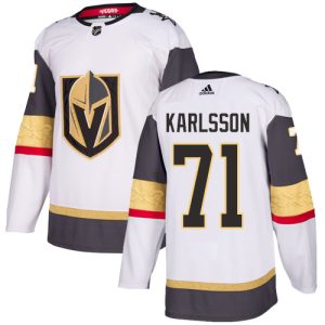 Premium Adidas Golden Knights #71 William Karlsson White Road Authentic Stitched Youth NHL Jersey